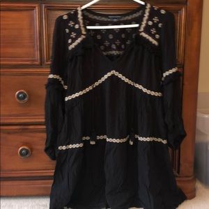 American Eagle black long sleeve dress